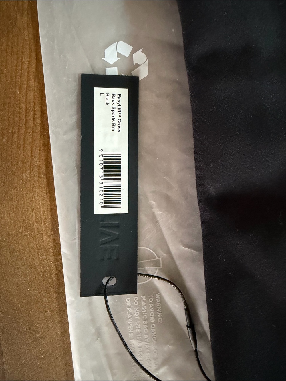 Oner Active Black Sports Bra - Picture 2 of 3